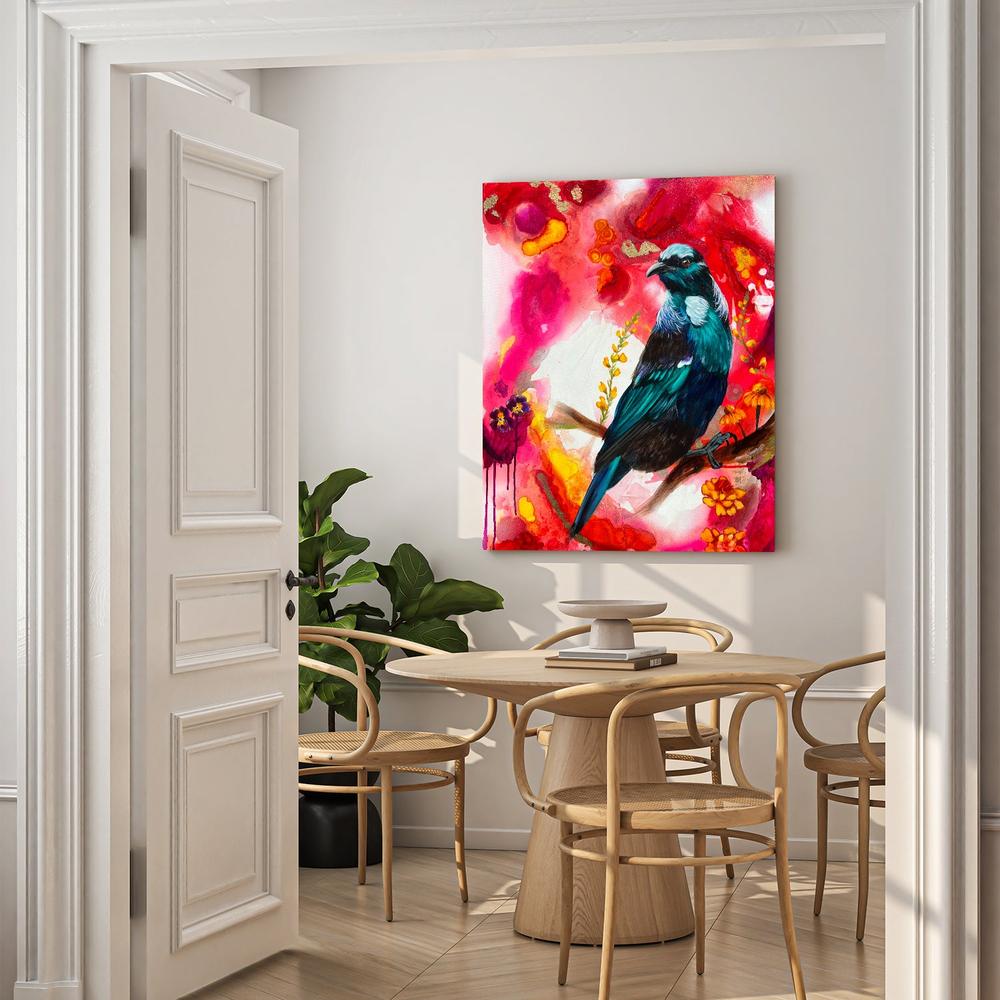 Season Of Bloom, Original Hand-Painted Canvas By Emily Birdsey-by-Emily Birdsey-original art-Gioia