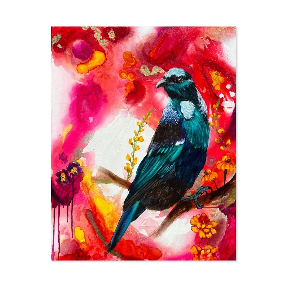 Season Of Bloom, Original Hand-Painted Canvas By Emily Birdsey-by-Emily Birdsey-original art-Gioia