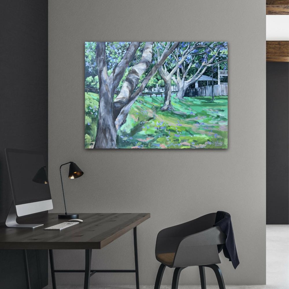 Seils Park Ashgrove, Original Hand-Painted Canvas By Meredith Howse-by-Meredith Howse-original art-Gioia