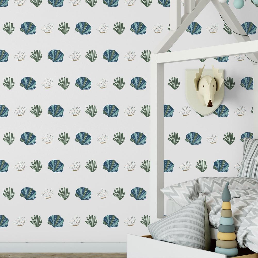 Shells And Corals-wallpaper-eco-friendly-easy-removal-Gioia Wall Art-2