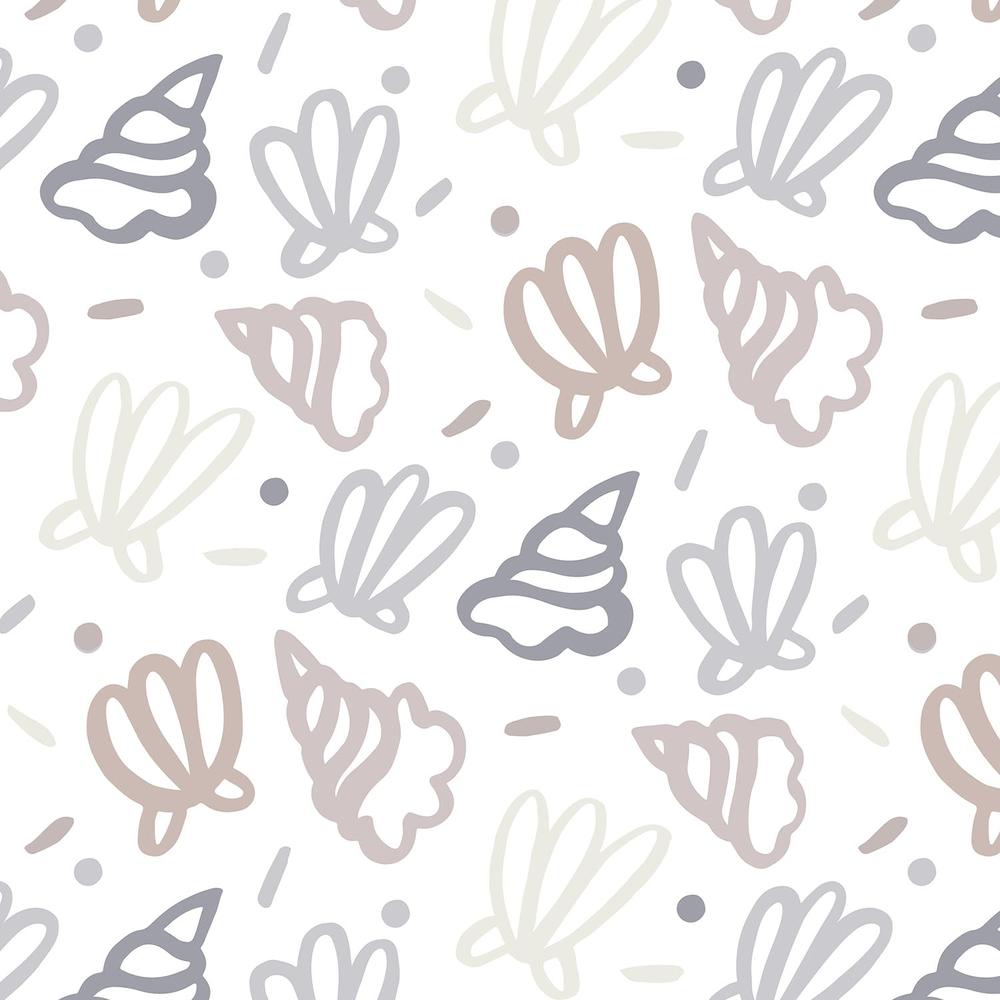 Shells Doodles-wallpaper-eco-friendly-easy-removal-Gioia Wall Art-4