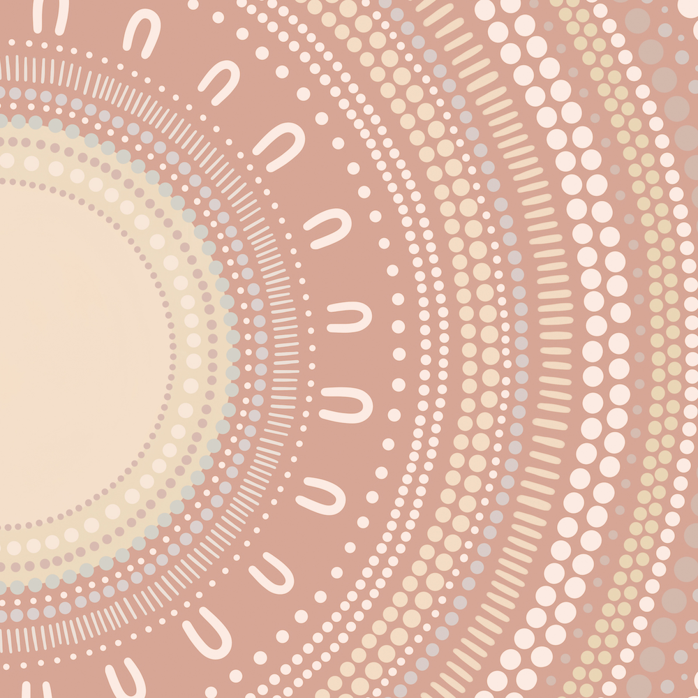 Yarning Circle Gathering, Blush tone, Style C