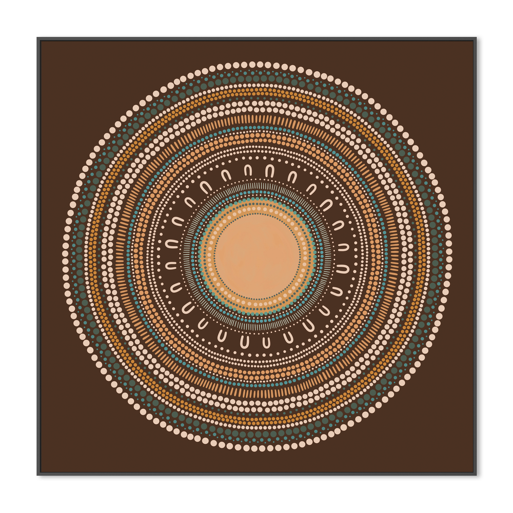 Yarning Circle Gathering, Earth tone, Style D