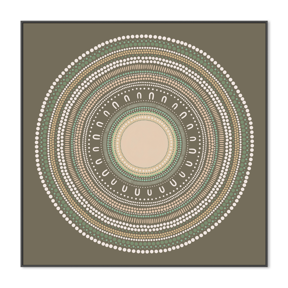 Yarning Circle Gathering, Olive tone, Style E