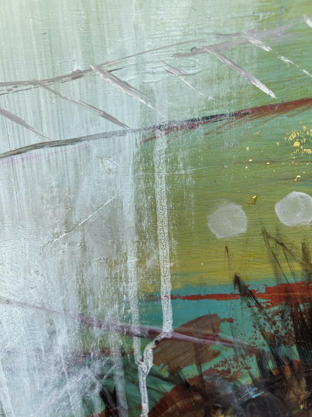 Ship of Hope coming into Dock-by-Astrid Dahl Original Art-original art-Gioia
