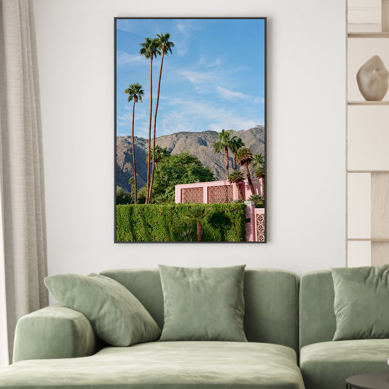 Palm Springs Pink House , By Bethany Young