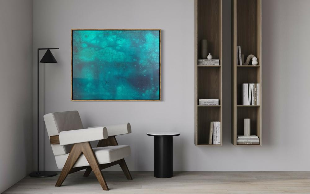 Silent Waters Deep-by-Nadine Hobson-original art-Gioia