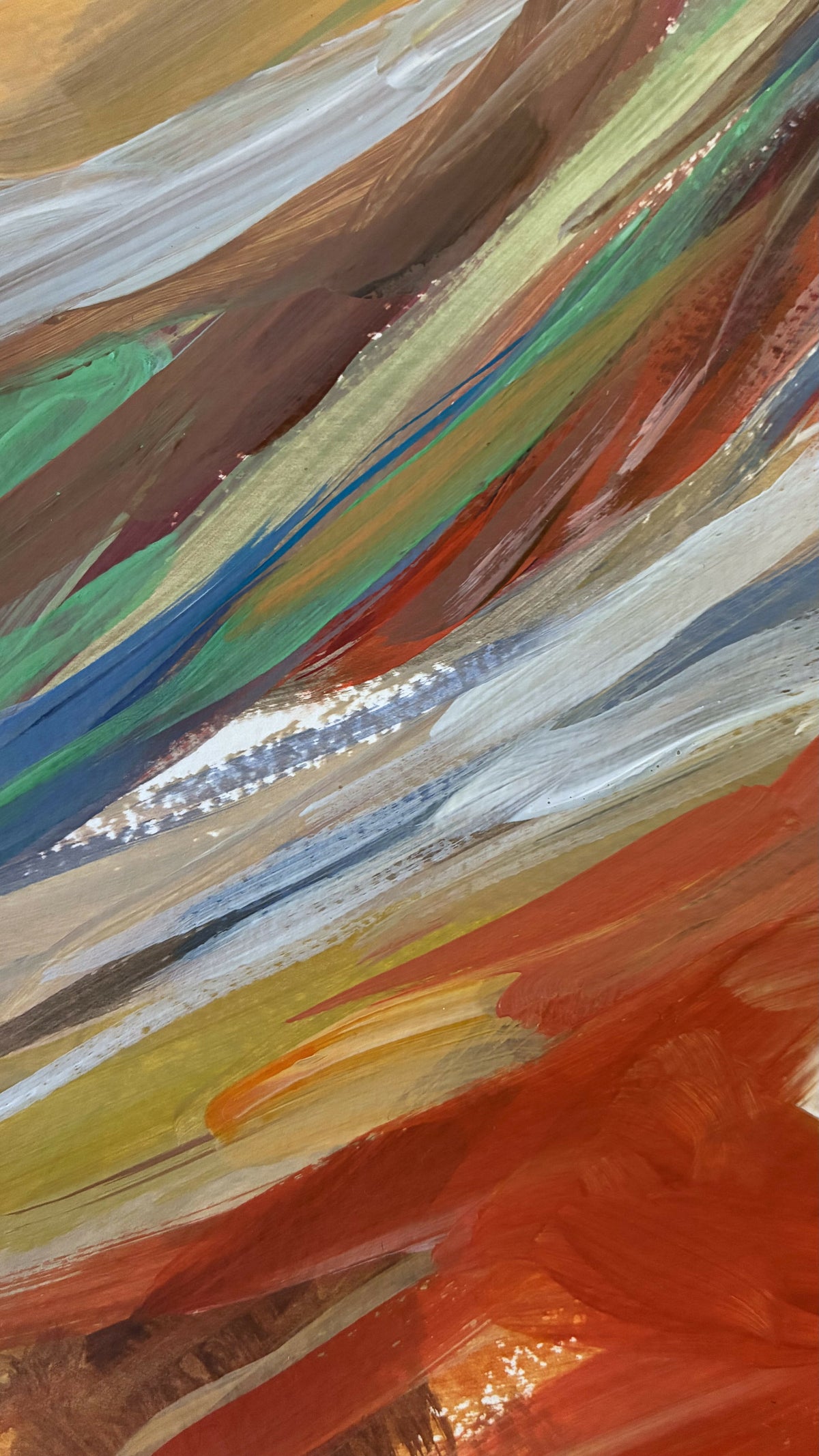 Rainbow Mountain, Original Artwork By Alice Kwan