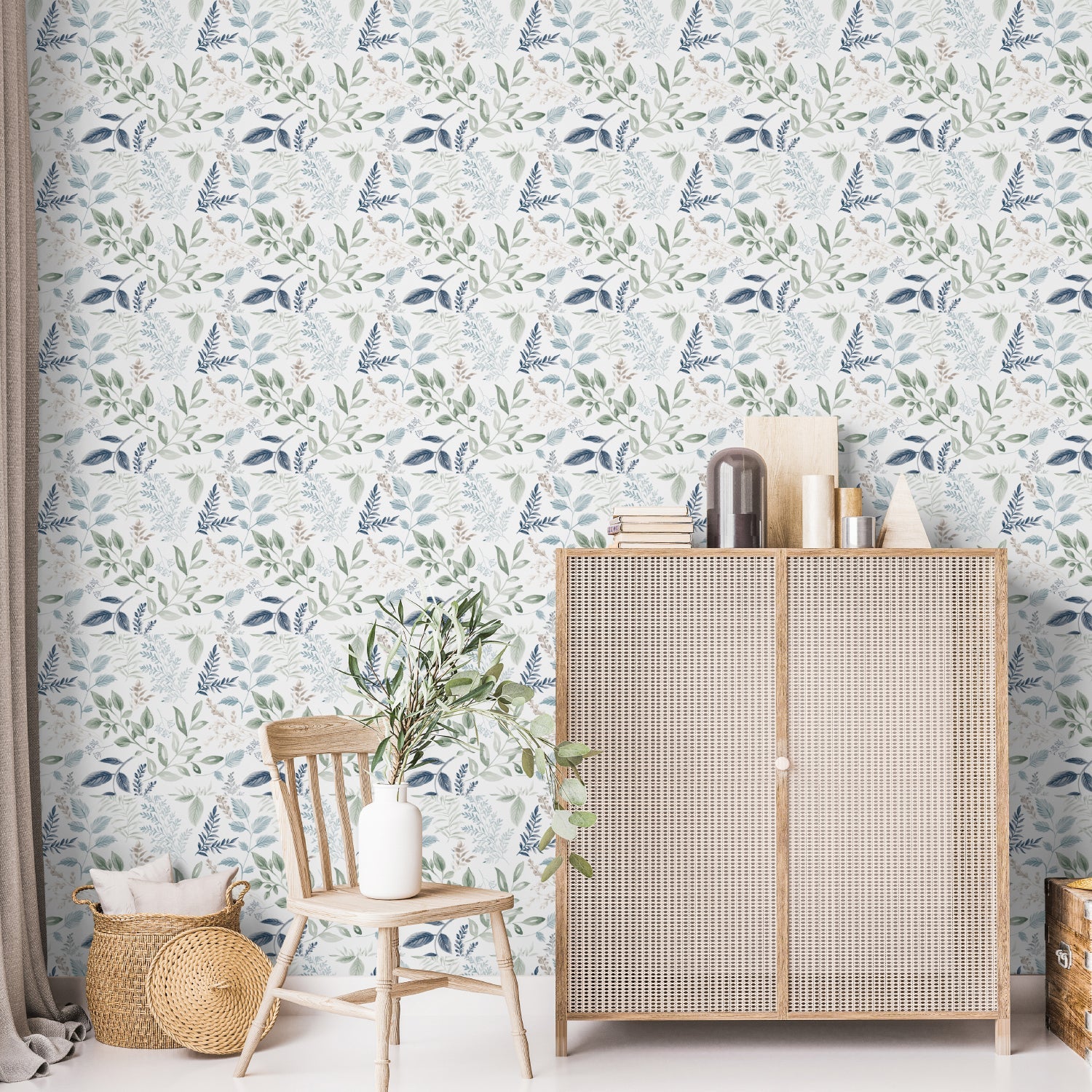 Sketchbook Garden Pattern Style B, Wallpaper