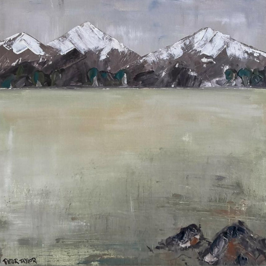 Snowy Mountains Plains-by-Peter Taylor-original art-Gioia