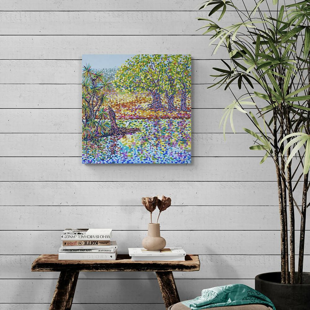 Solitude - the art of being alone-by-Judi Parkinson-original art-Gioia
