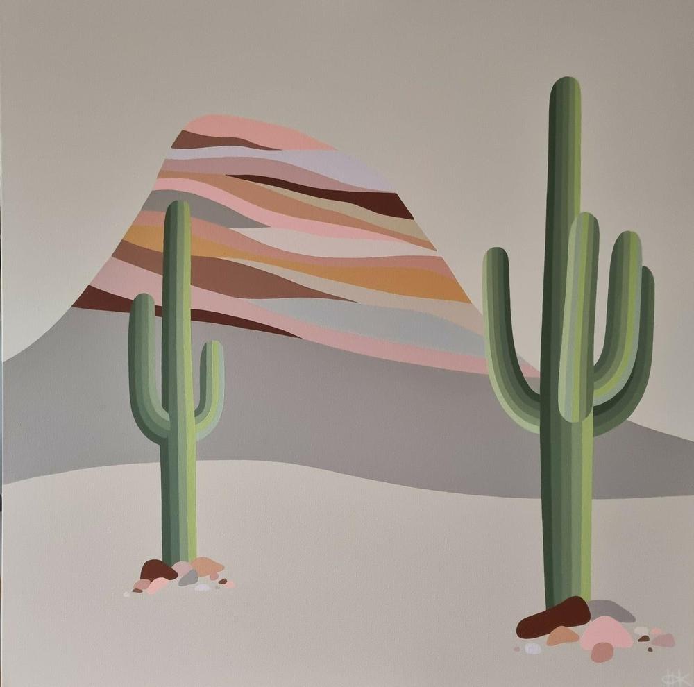 Sonora #4, Original Hand-Painted Canvas By Michelle Jirsensky-by-Michelle Jirsensky-original art-Gioia