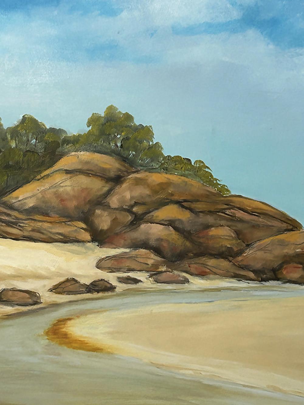 South West Rocks-by-Pamela Gleeson-original art-Gioia