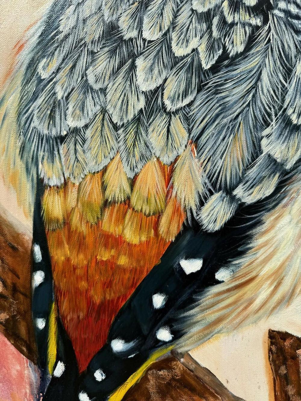 Spotted Beauty, Original Hand-Painted Canvas By Emily Birdsey-by-Emily Birdsey Fine Art-original art-Gioia