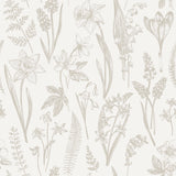 Spring Flowers, Style C, Wallpaper