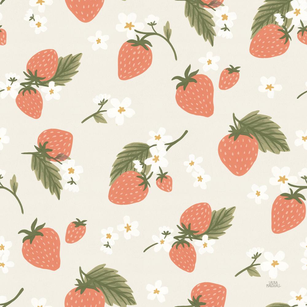 Spring Garden Pattern IXA-wallpaper-eco-friendly-easy-removal-Laura Marshall-1