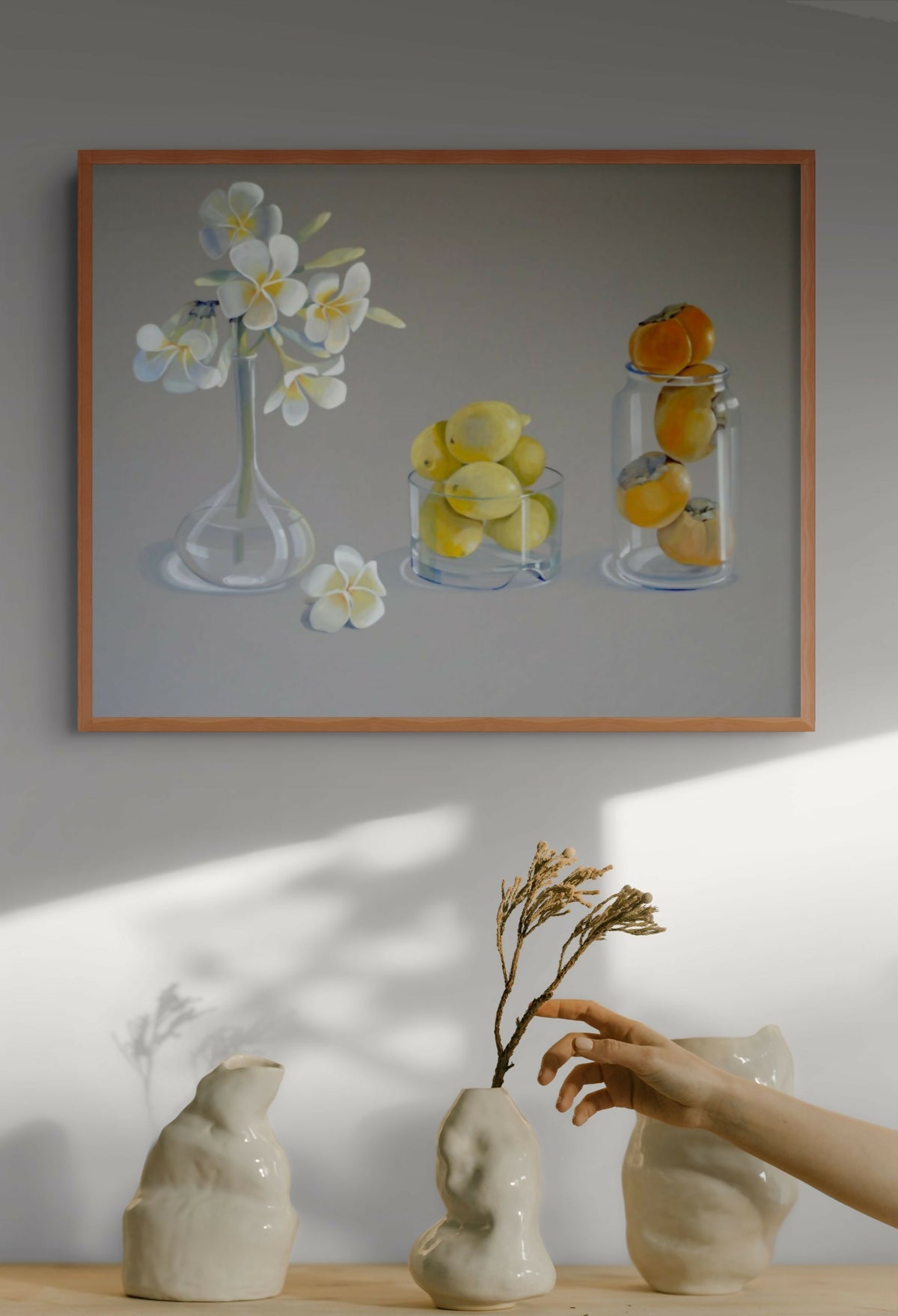 Frangipani and Persimmon , Original Artwork