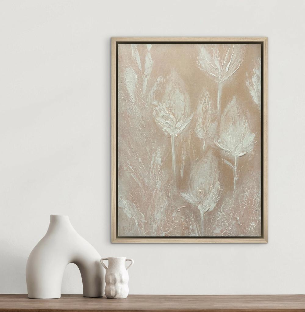 Stillness In Blush-by-Carrie Welsh Original Art-original art-Gioia