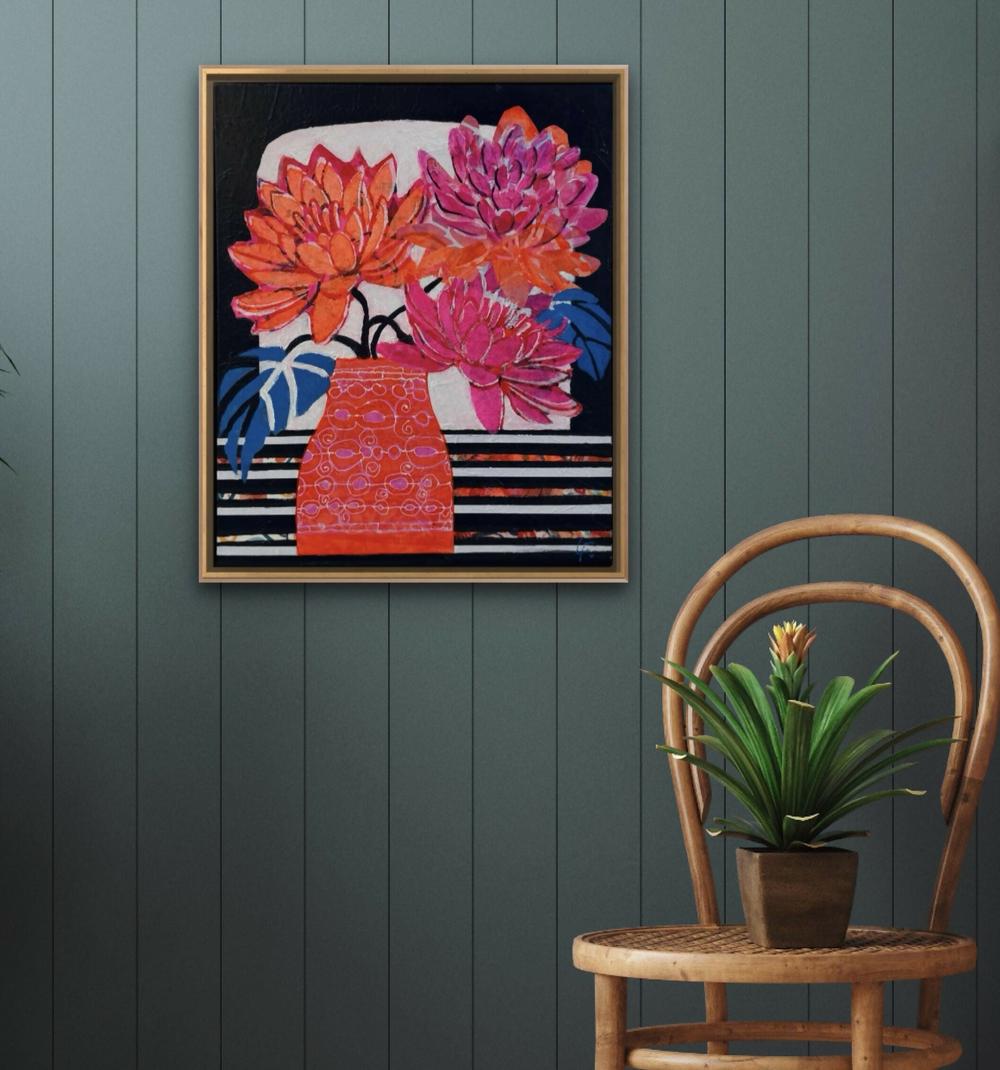 SubTropical Sizzle-by-Lindy Farley-original art-Gioia