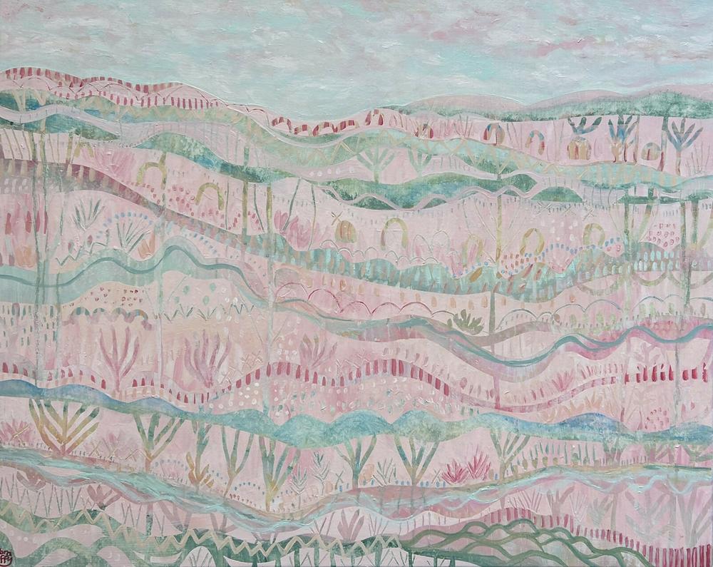 Sugar Sky-by-Debra Duffy-original art-Gioia