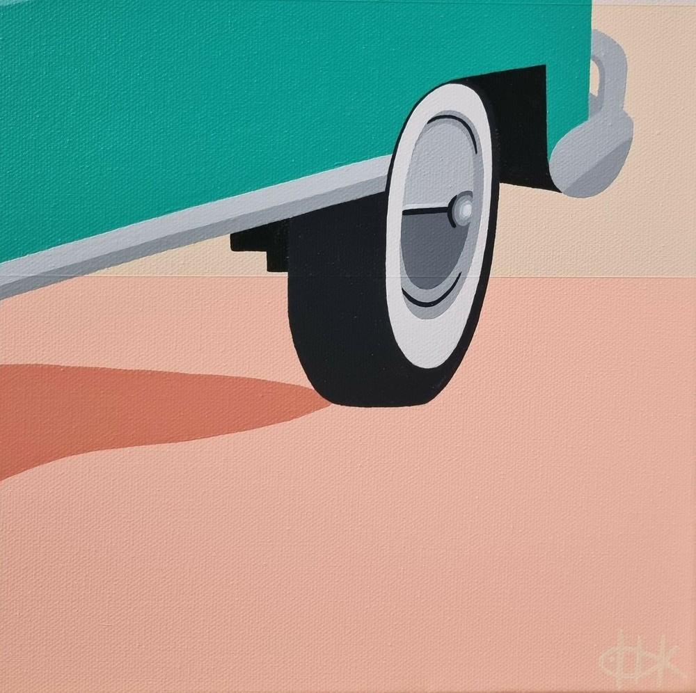 Summer Cruisin' #3, Original Hand-Painted Canvas By Michelle Jirsensky-by-Michelle Jirsensky-original art-Gioia