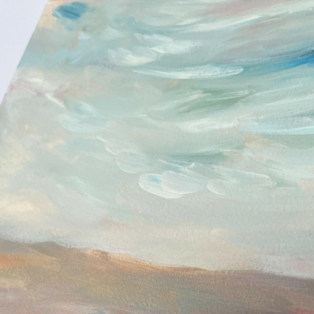 Summer Evening , Original Artwork-by-Lucrecia Caporale-original art-Gioia