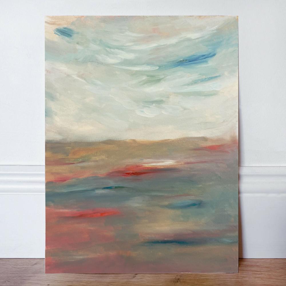 Summer Evening , Original Artwork-by-Lucrecia Caporale-original art-Gioia