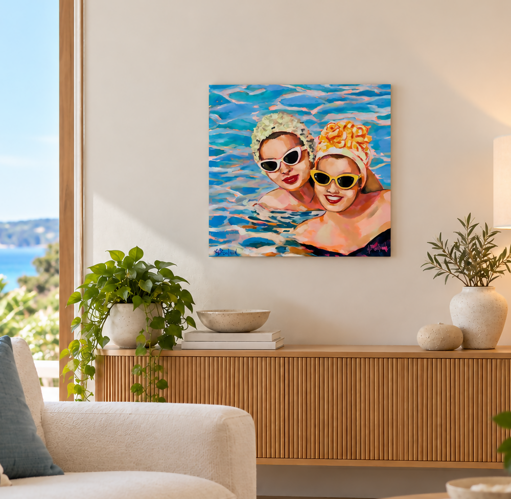 Summer Fun-by-Glenda Borchard Original Art-original art-Gioia