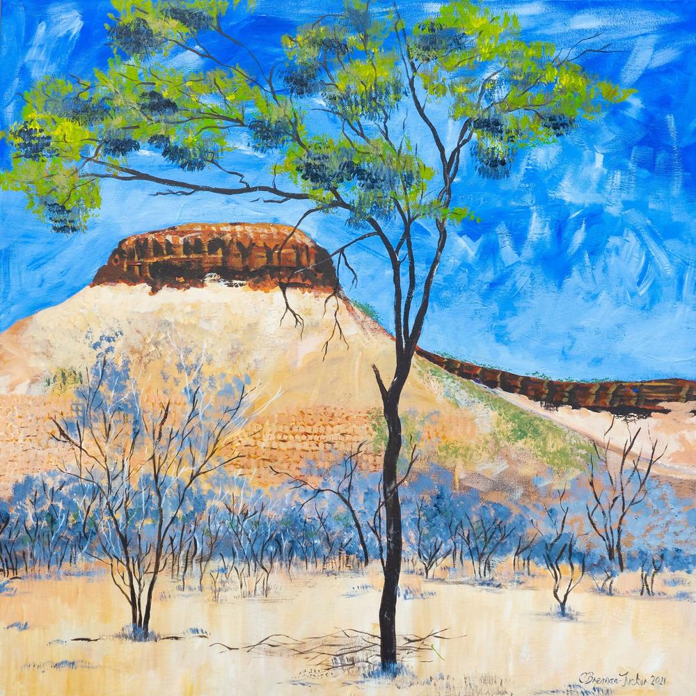 Summer Heat-by-Carolyn Brennan-Tucker-original art-Gioia
