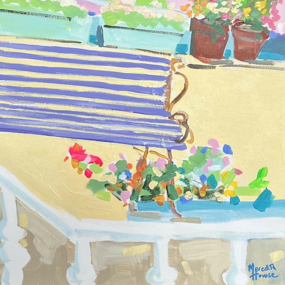 Summer in Llandudno. Original hand-painted artwork by Meredith Howse.-by-Meredith Howse-original art-Gioia