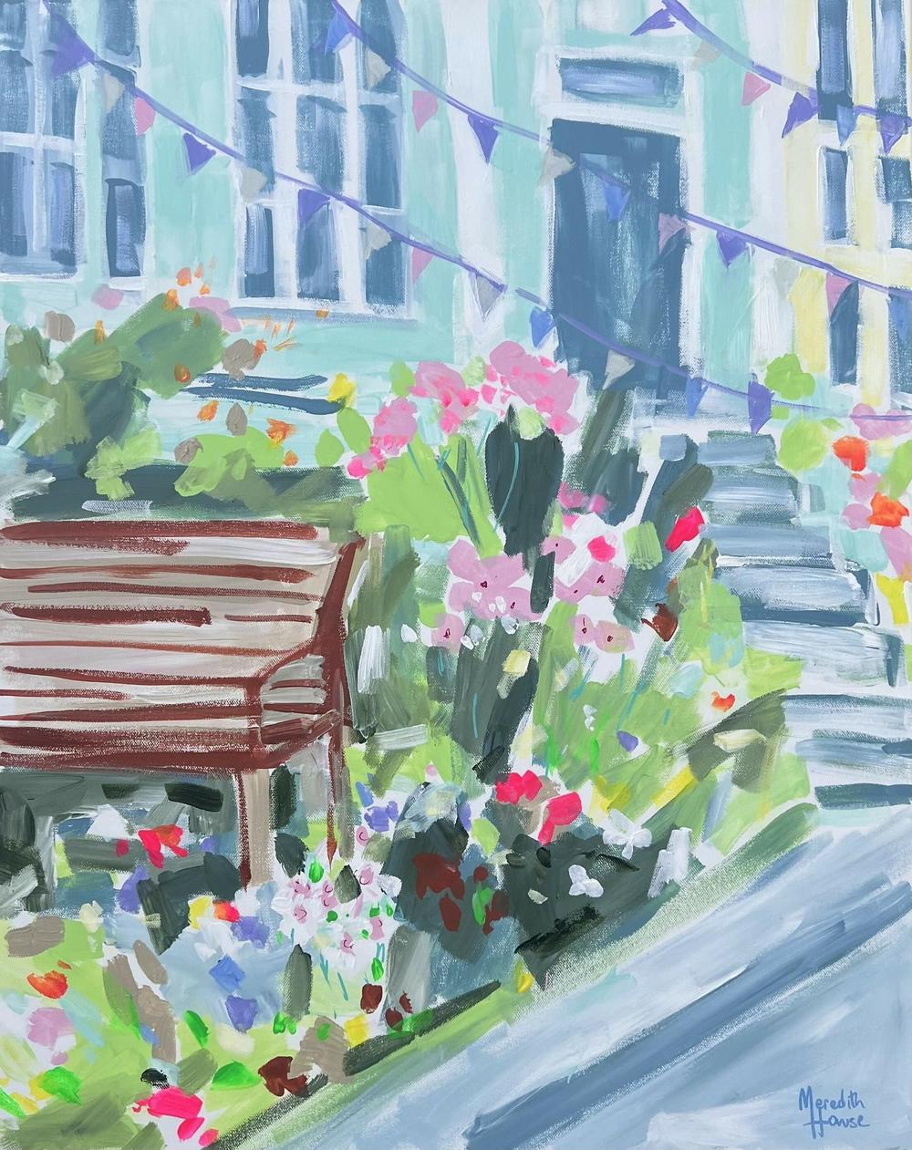 Summer in Wales. Original Hand-Painted Canvas By Meredith Howse-by-Meredith Howse-original art-Gioia