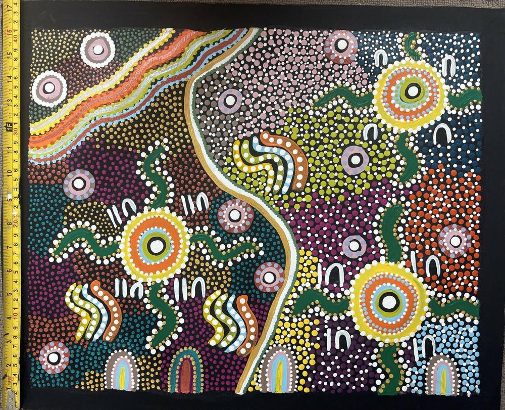 Summertime, Original Hand-Painted Canvas By Tahni Derbin-by-Tahnisart-original art-Gioia