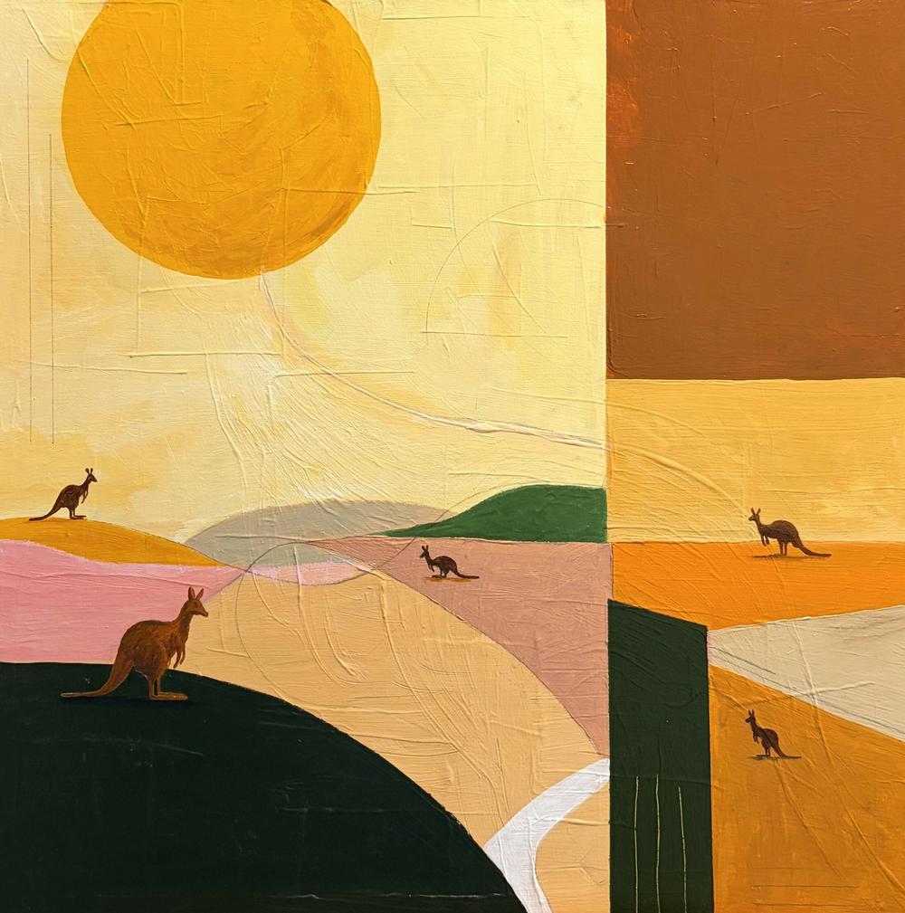Sun Wanderers-by-Vasily Kulchenko-original art-Gioia