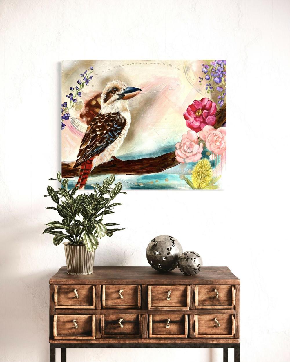 Sunrise Song, Original Hand-Painted Canvas By Emily Birdsey-by-Emily Birdsey-original art-Gioia