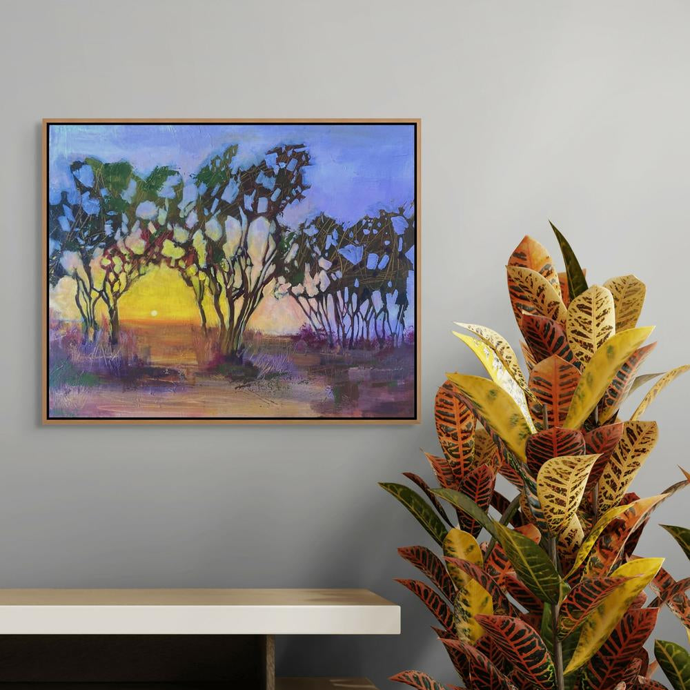 Sunset Riot-by-Claire Skeet-original art-Gioia
