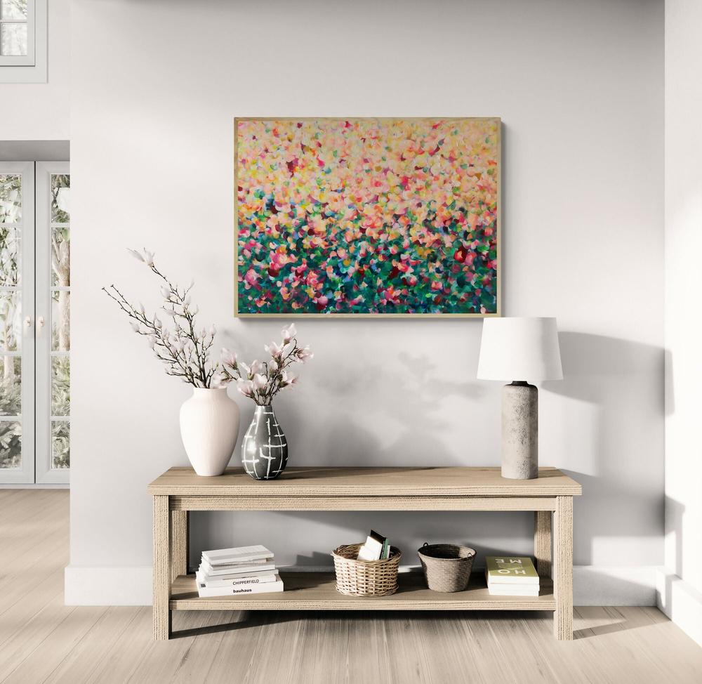 Sunshine Petals , Original Artwork-by-Katherine Spiller-original art-Gioia