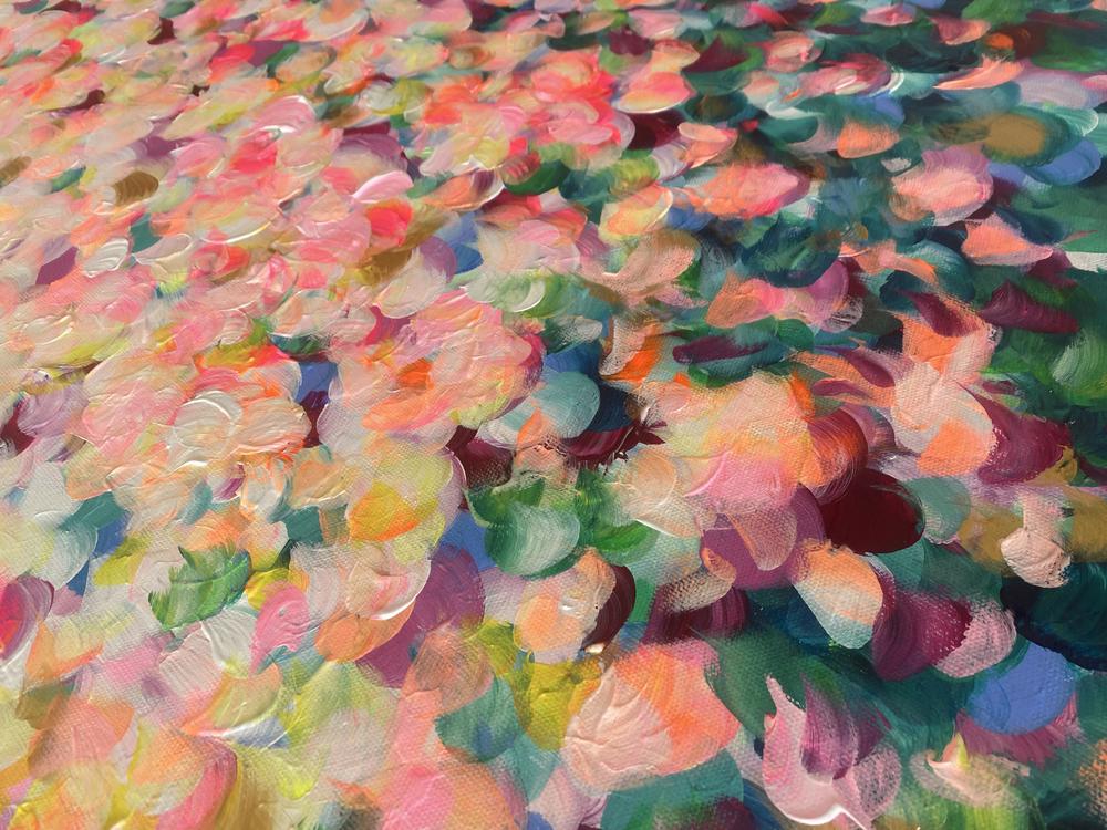 Sunshine Petals , Original Artwork-by-Katherine Spiller-original art-Gioia