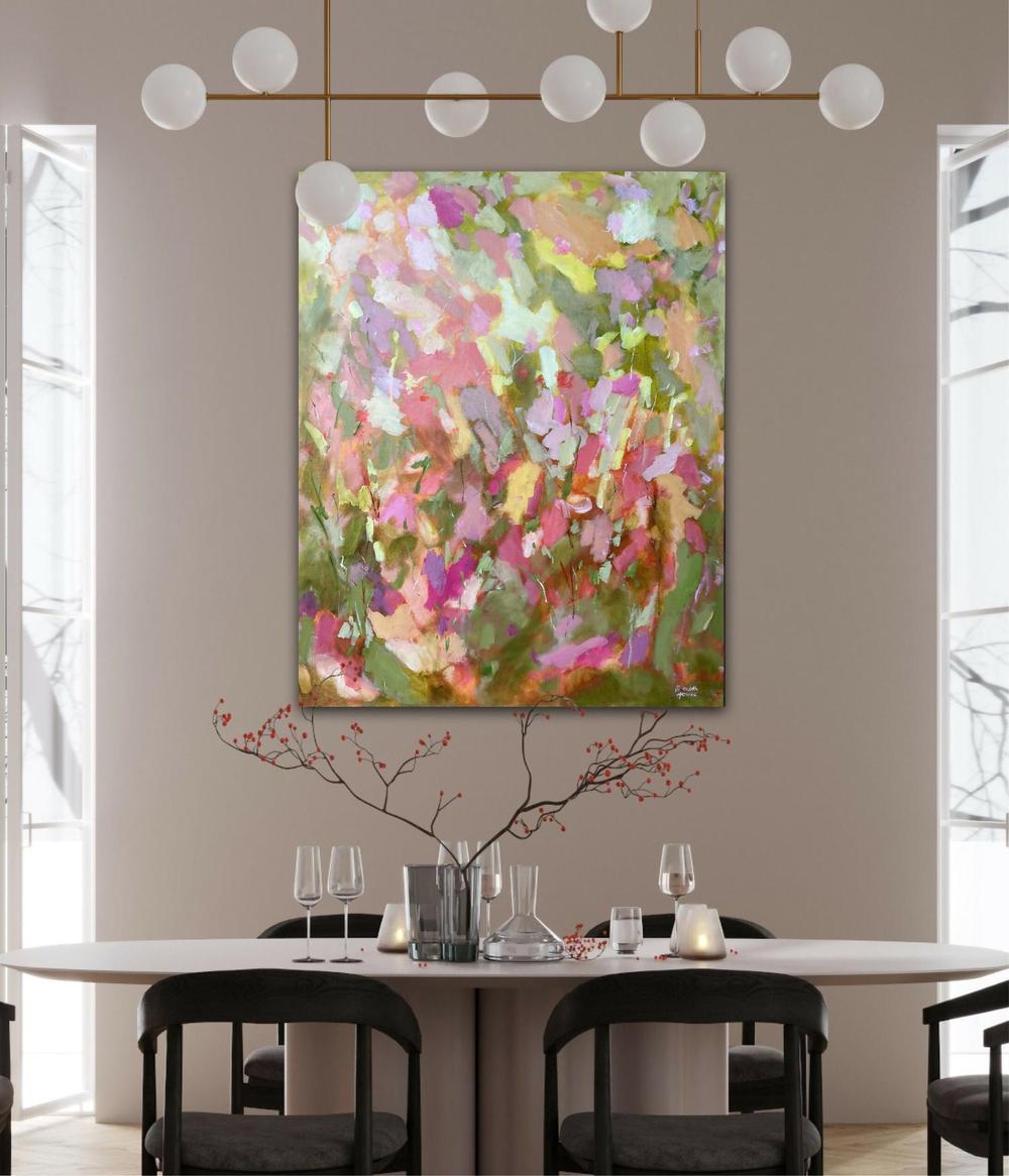 'Sunshine'. Original Hand-Painted Canvas By Meredith Howse-by-Meredith Howse-original art-Gioia