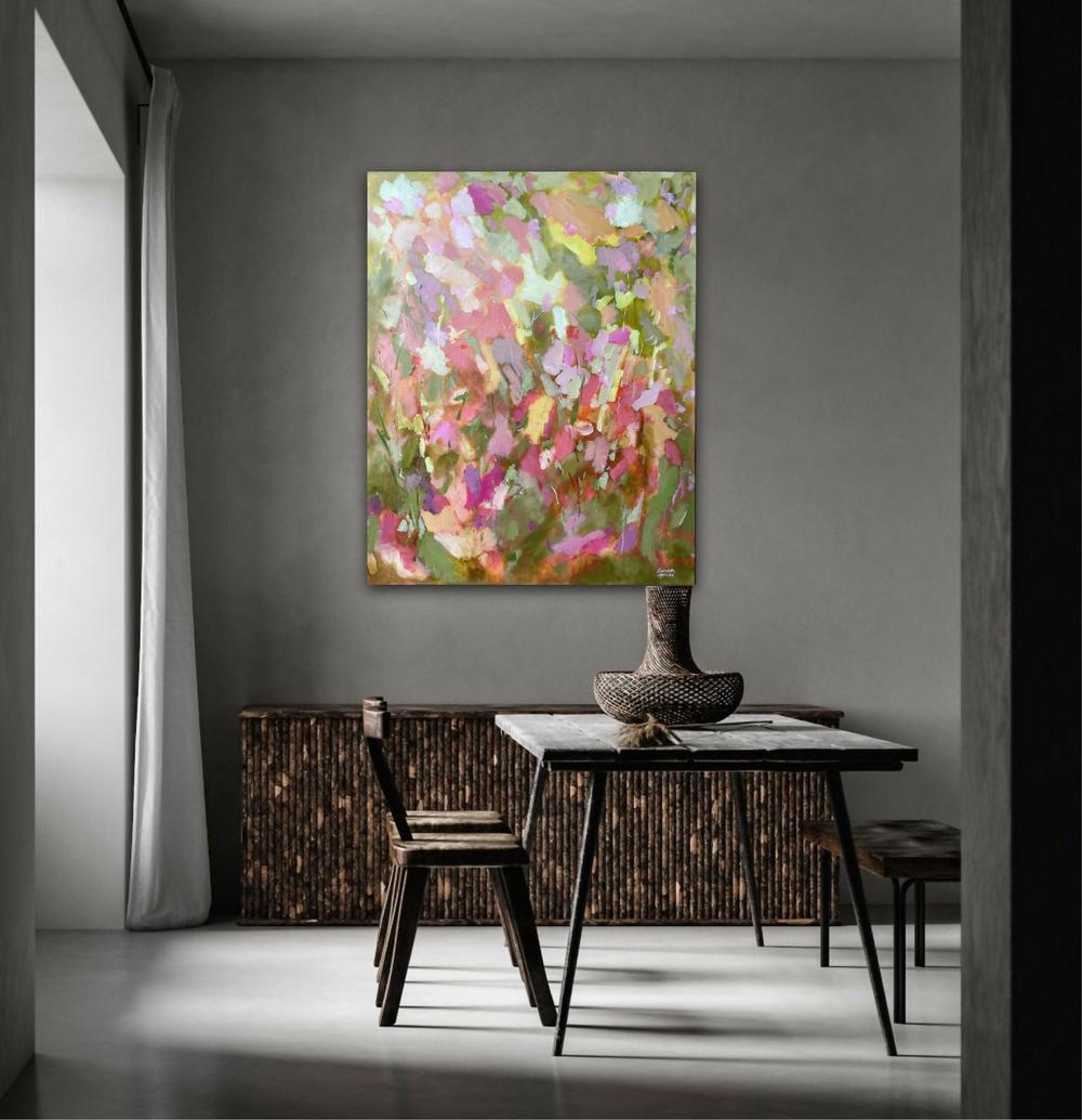 'Sunshine'. Original Hand-Painted Canvas By Meredith Howse-by-Meredith Howse-original art-Gioia