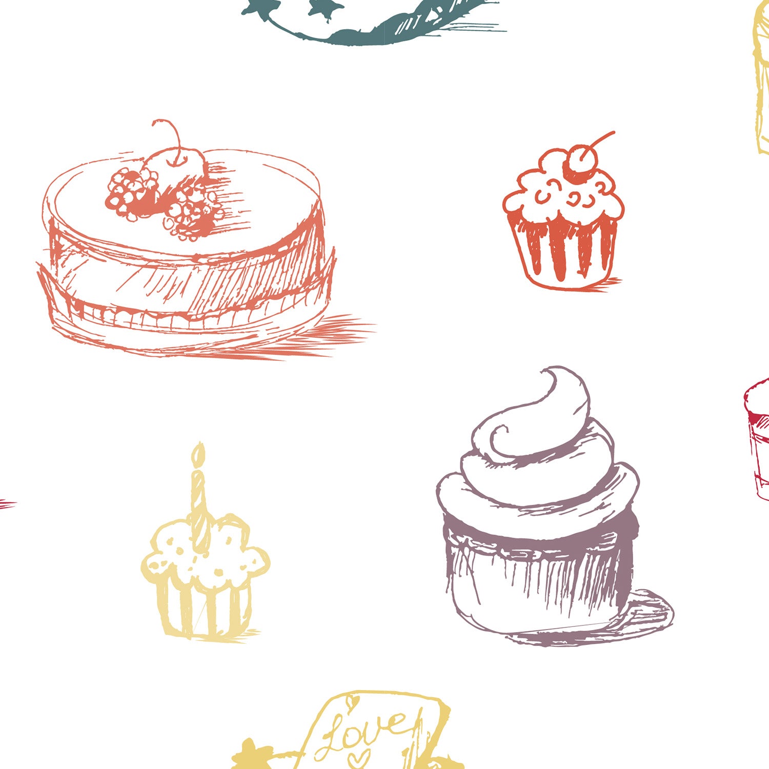 Sweet Cakes Pattern