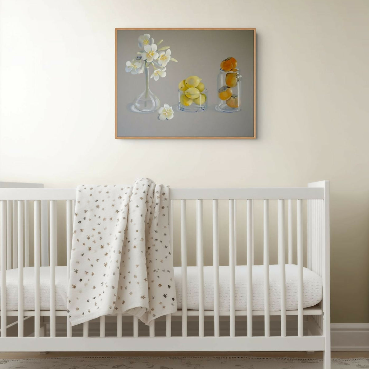 Frangipani and Persimmon , Original Artwork