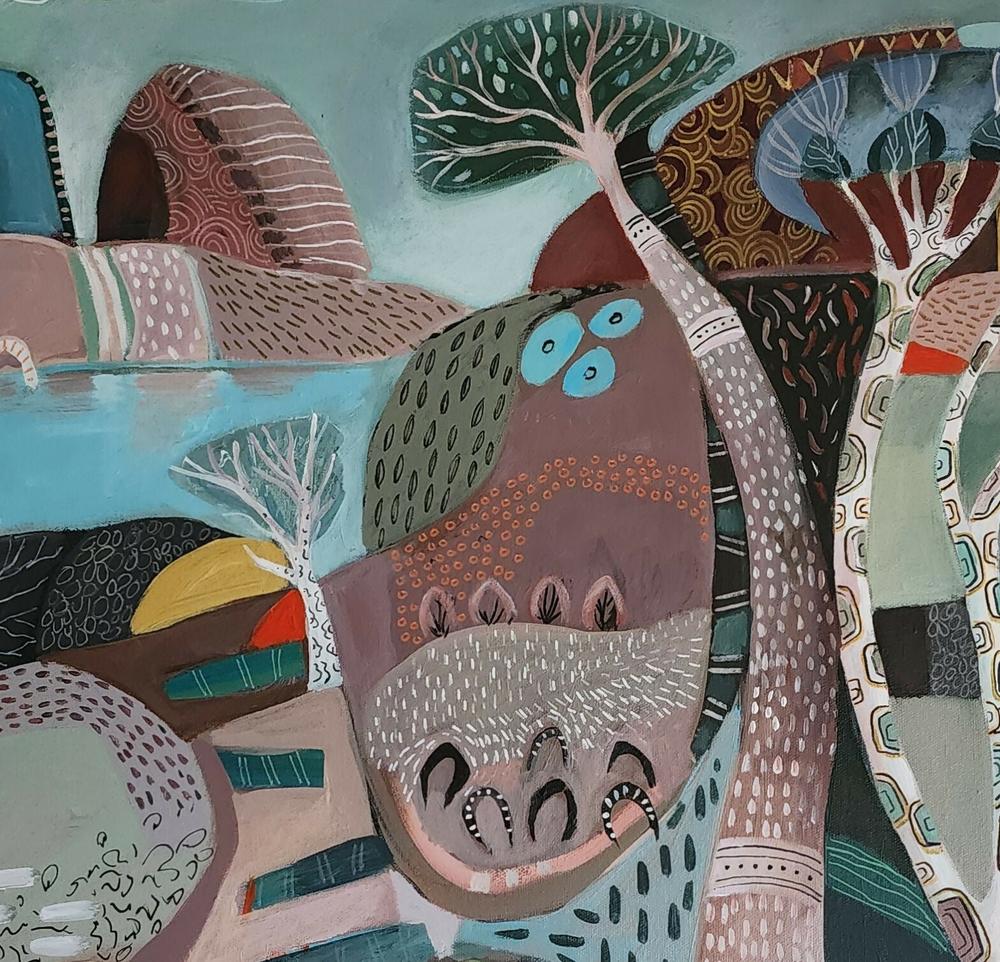 Tapestry-by-Susan Trudinger-original art-Gioia