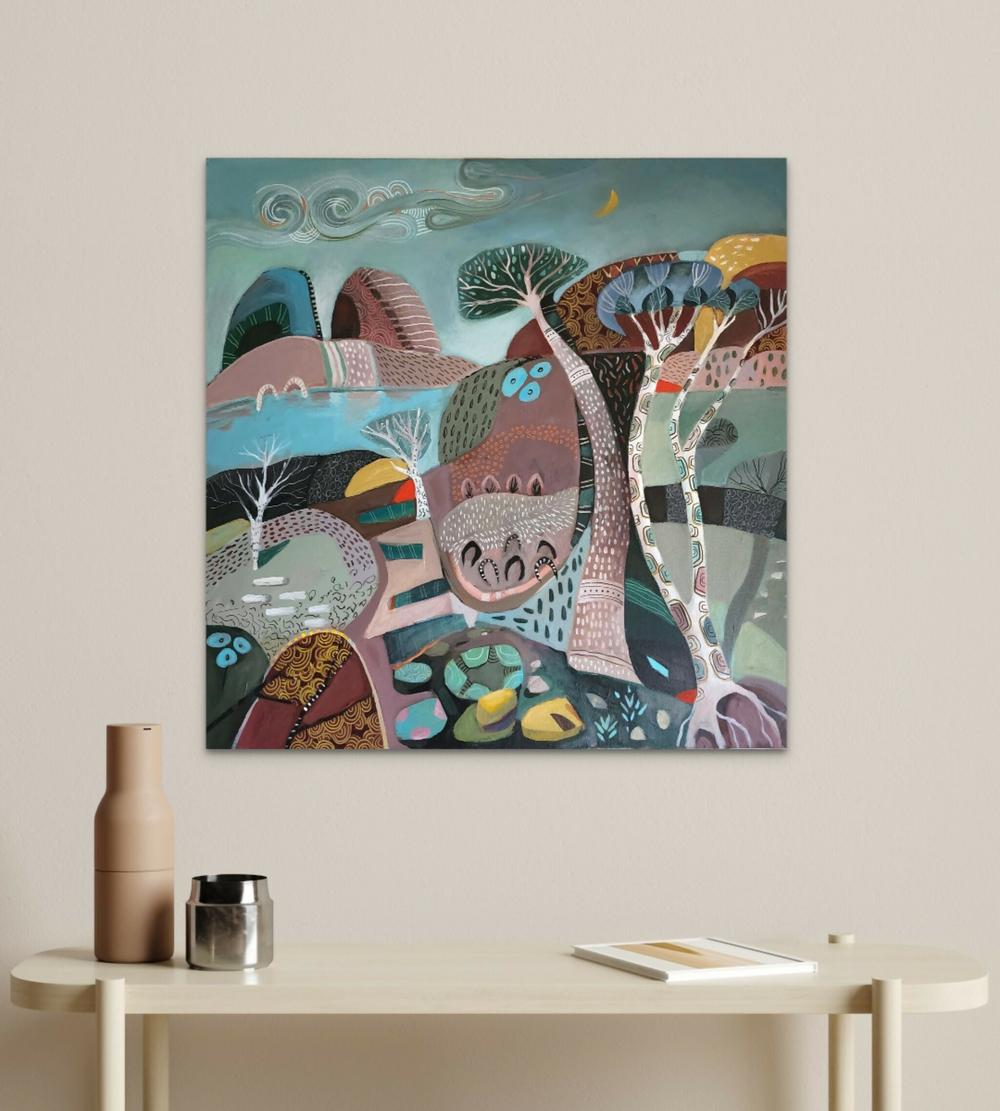 Tapestry-by-Susan Trudinger-original art-Gioia