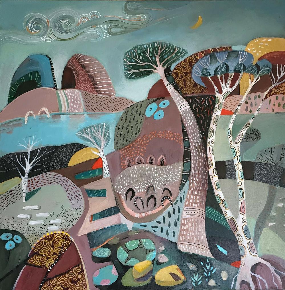 Tapestry-by-Susan Trudinger-original art-Gioia