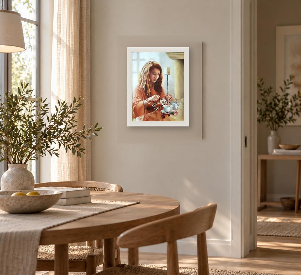 Tea Break-by-Tatyana Soboleva-original art-Gioia