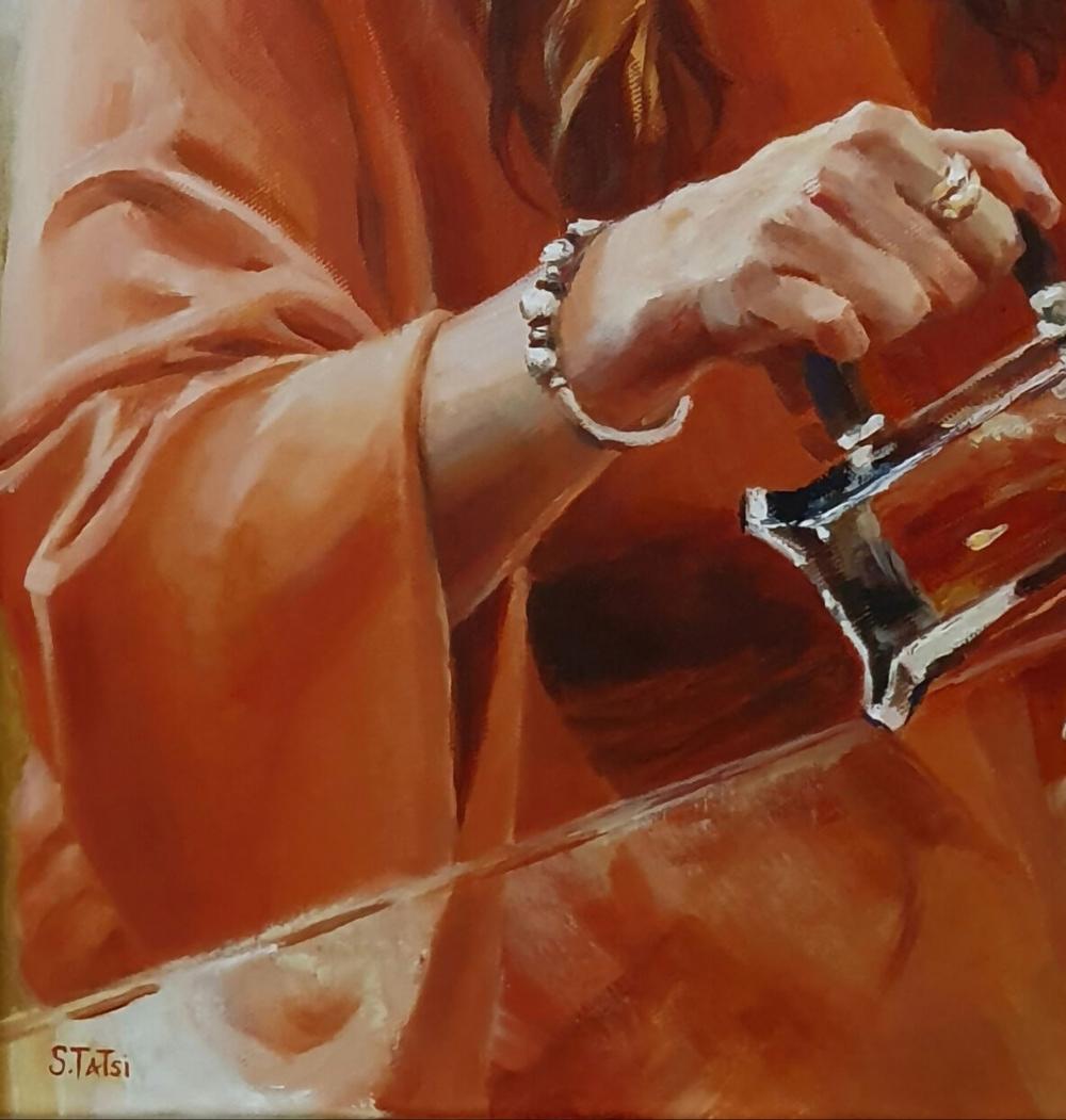 Tea Break-by-Tatyana Soboleva-original art-Gioia