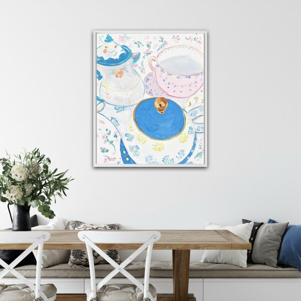 Tea Cup. Original hand-painted artwork by Meredith Howse.-by-Meredith Howse-original art-Gioia