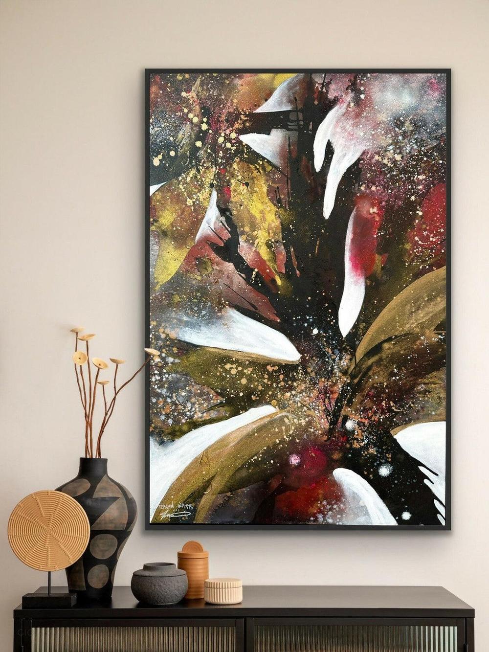 Temptress, Acrylic on Canvas, 63x93cm, By Teagan Watts , Original Artwork-by-Teagan Watts-original art-Gioia
