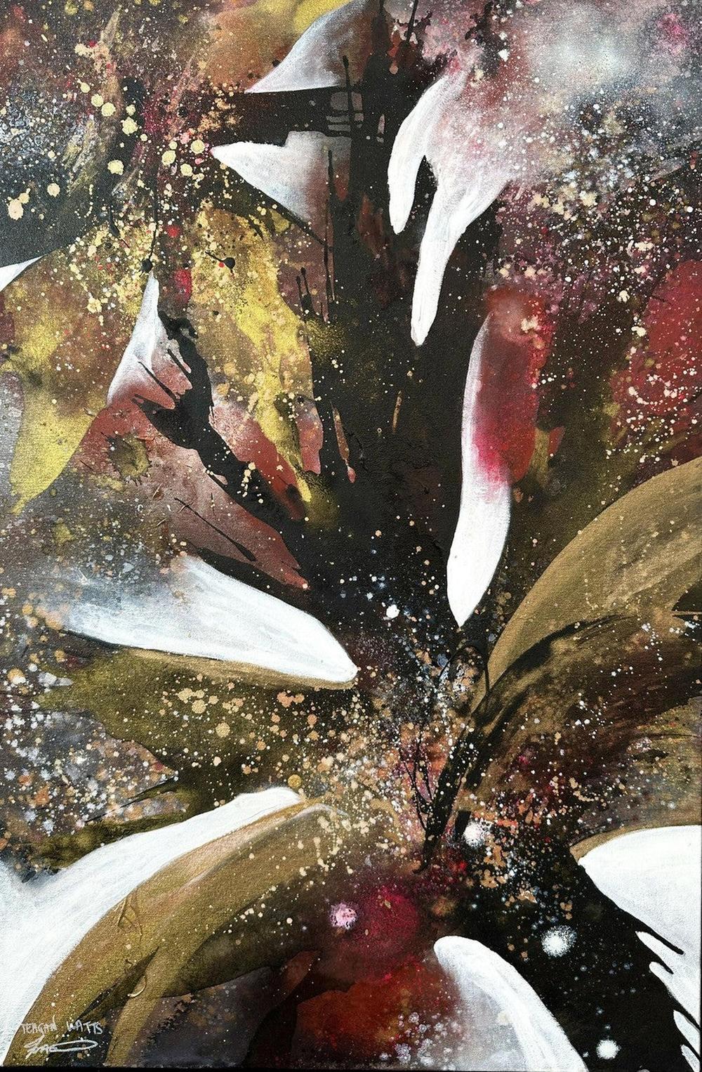 Temptress, Acrylic on Canvas, 63x93cm, By Teagan Watts , Original Artwork-by-Teagan Watts-original art-Gioia