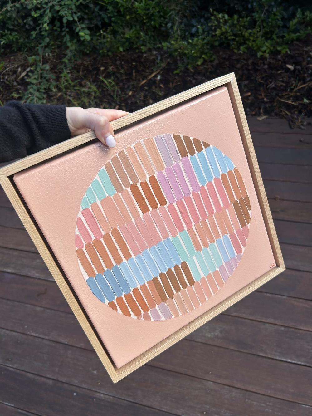 Teracotta Lover-by-Lauren Louise-original art-Gioia